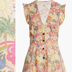Marine Layer Camila Romper in Groove